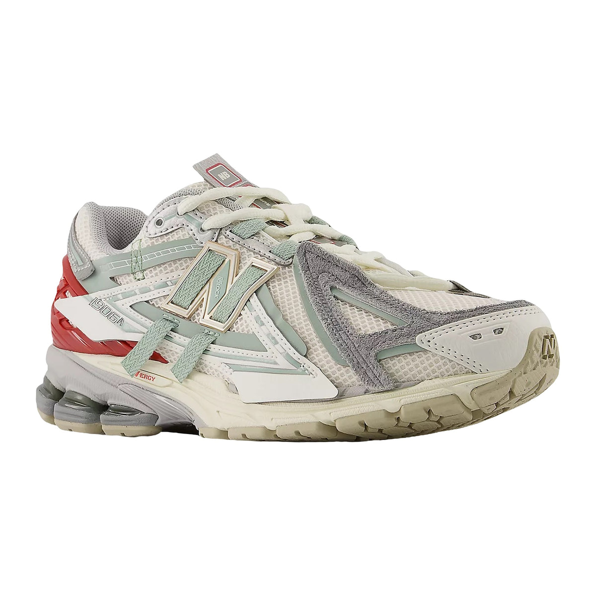 Sneakers New Balance 1906a Sea Salt/Lone Star Grey/Aqua Green/Red, vista 2