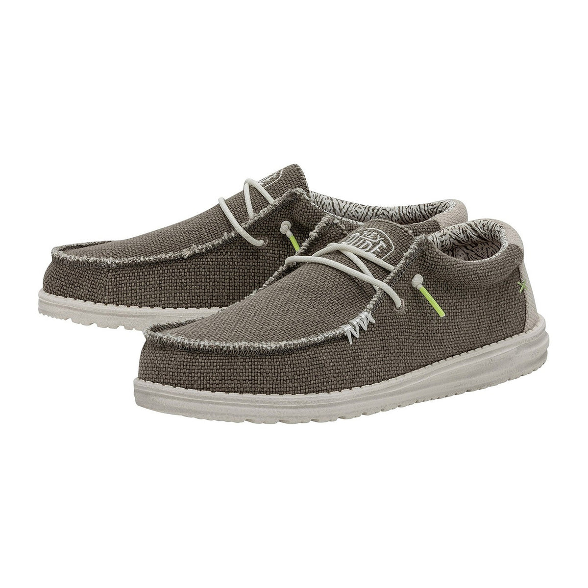 Mocassini Hey Dude Wally Braided Fossil, vista 2