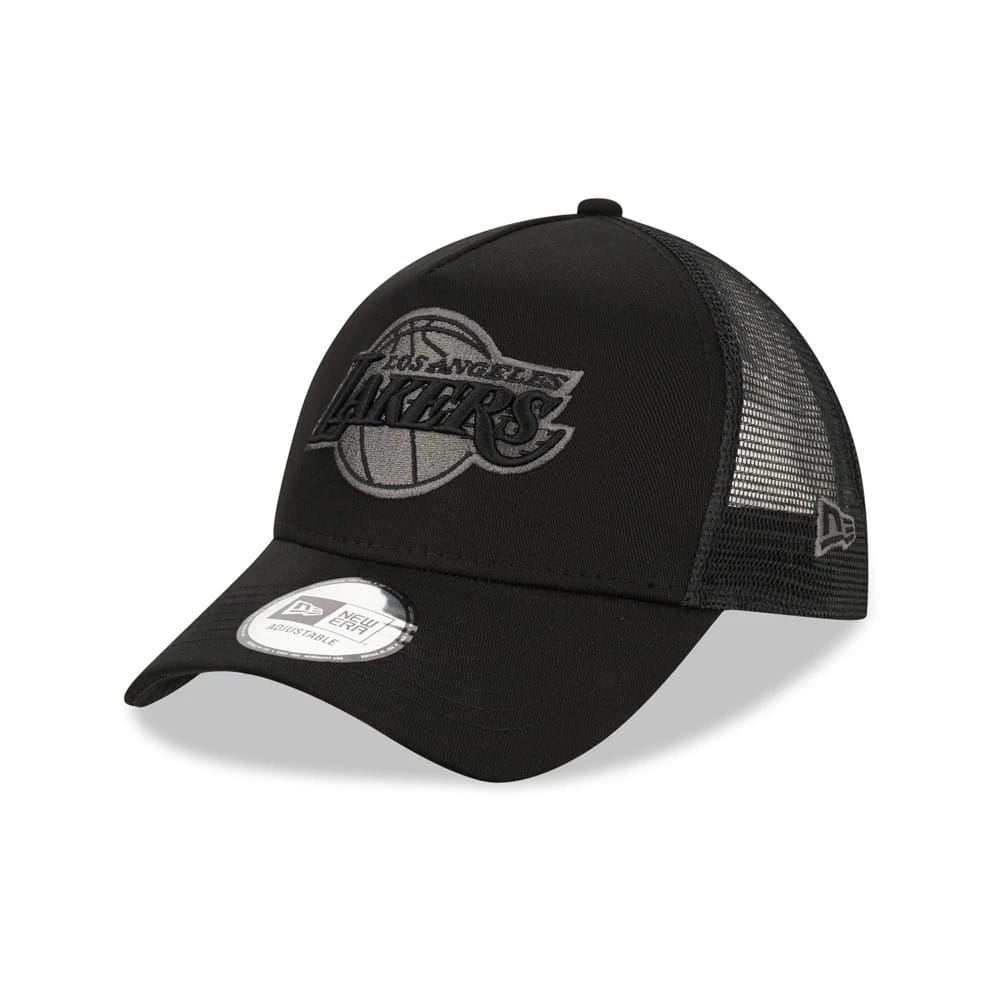 Cappellino trucker A-Frame LA Lakers nero tono su tono
