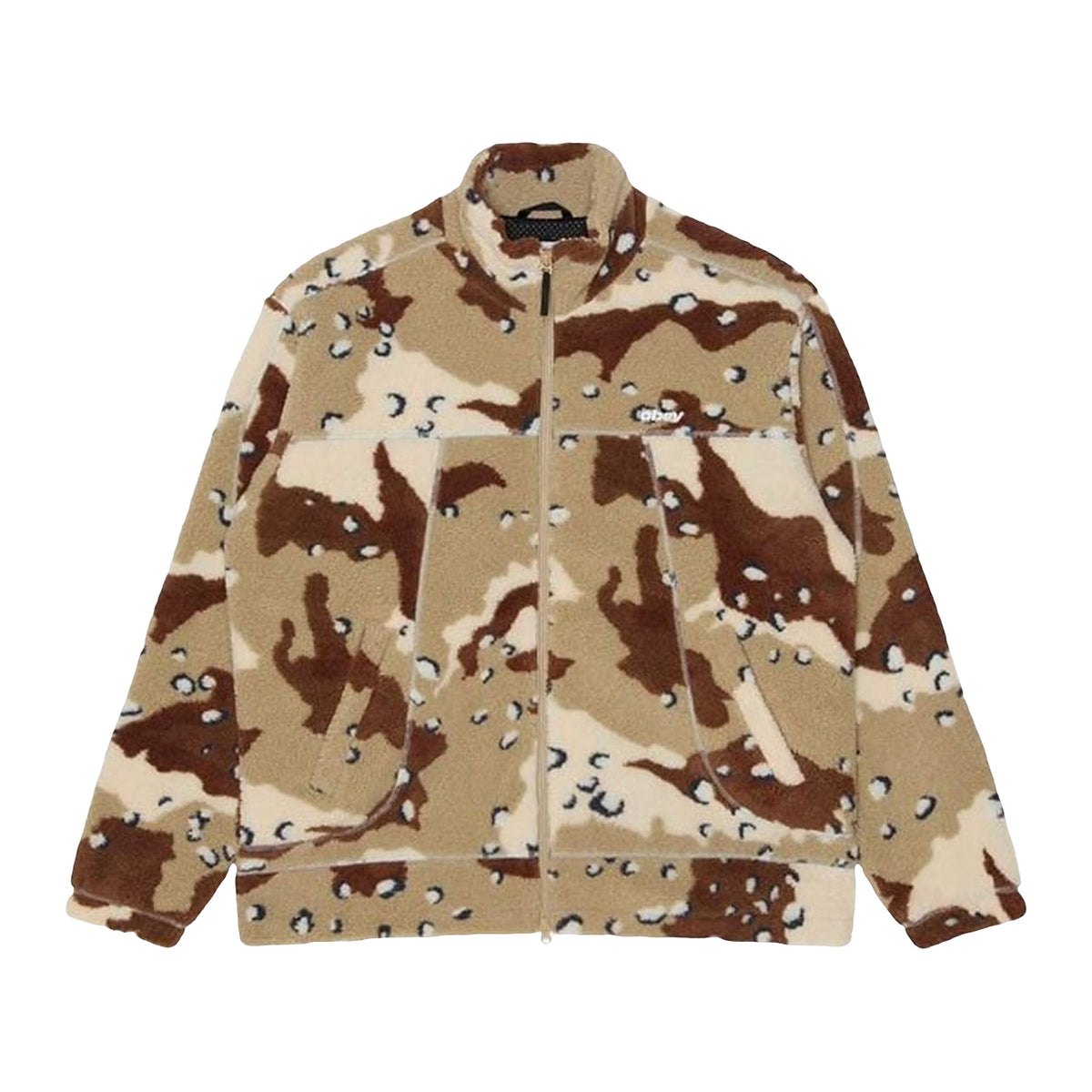 Giacche Obey Axis sherpa jacket