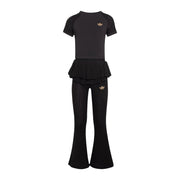 Completi Adidas Set di leggings e t-shirt slim in maglia