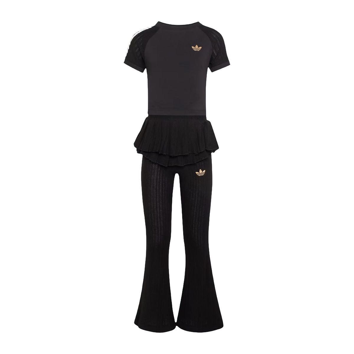 Completi Adidas Set di leggings e t-shirt slim in maglia