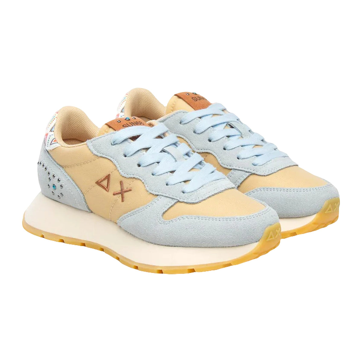Sneakers Sun68 Ally Studs Azzurro