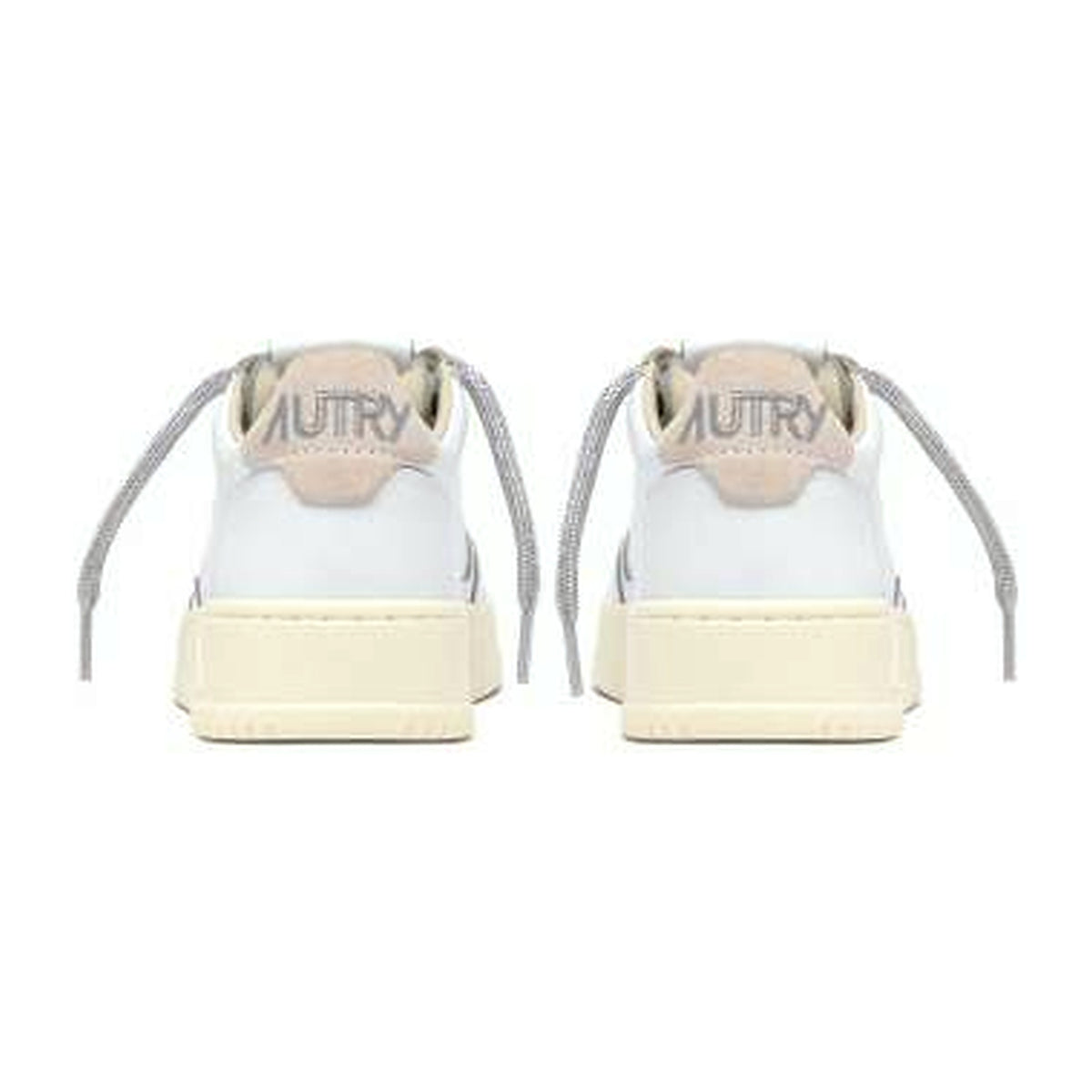 Sneakers Autry Medalist Low Wom Leat/Swoll Wht/Silv, vista 3