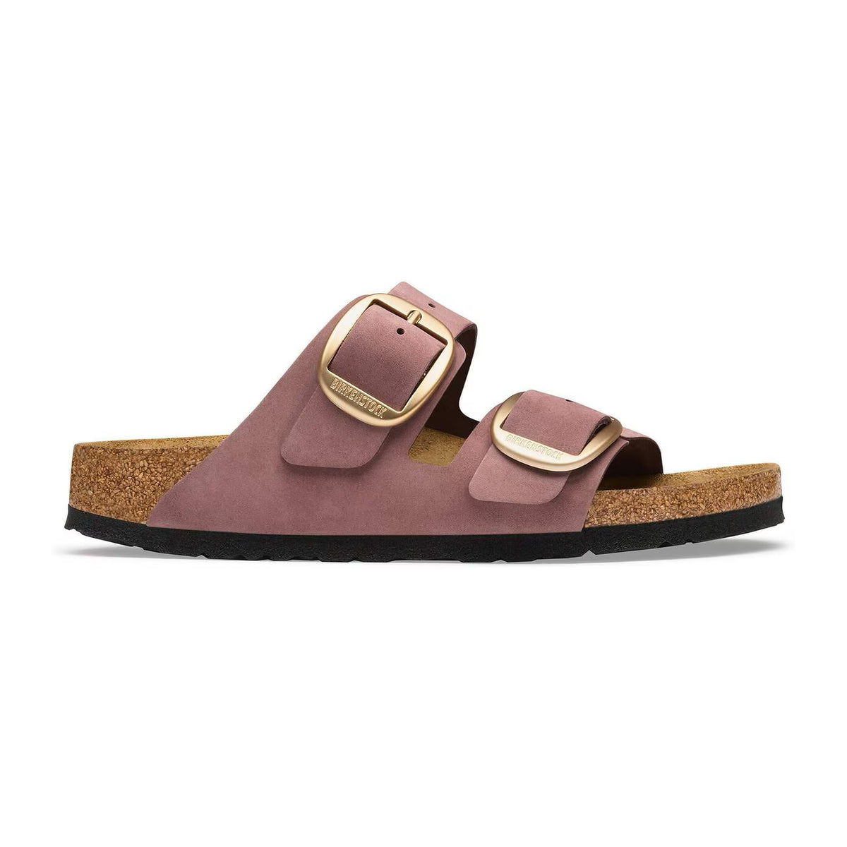 Sandali Bassi Birkenstock Arizona Big Buckle Pepper, Nubuck Leather, vista 2