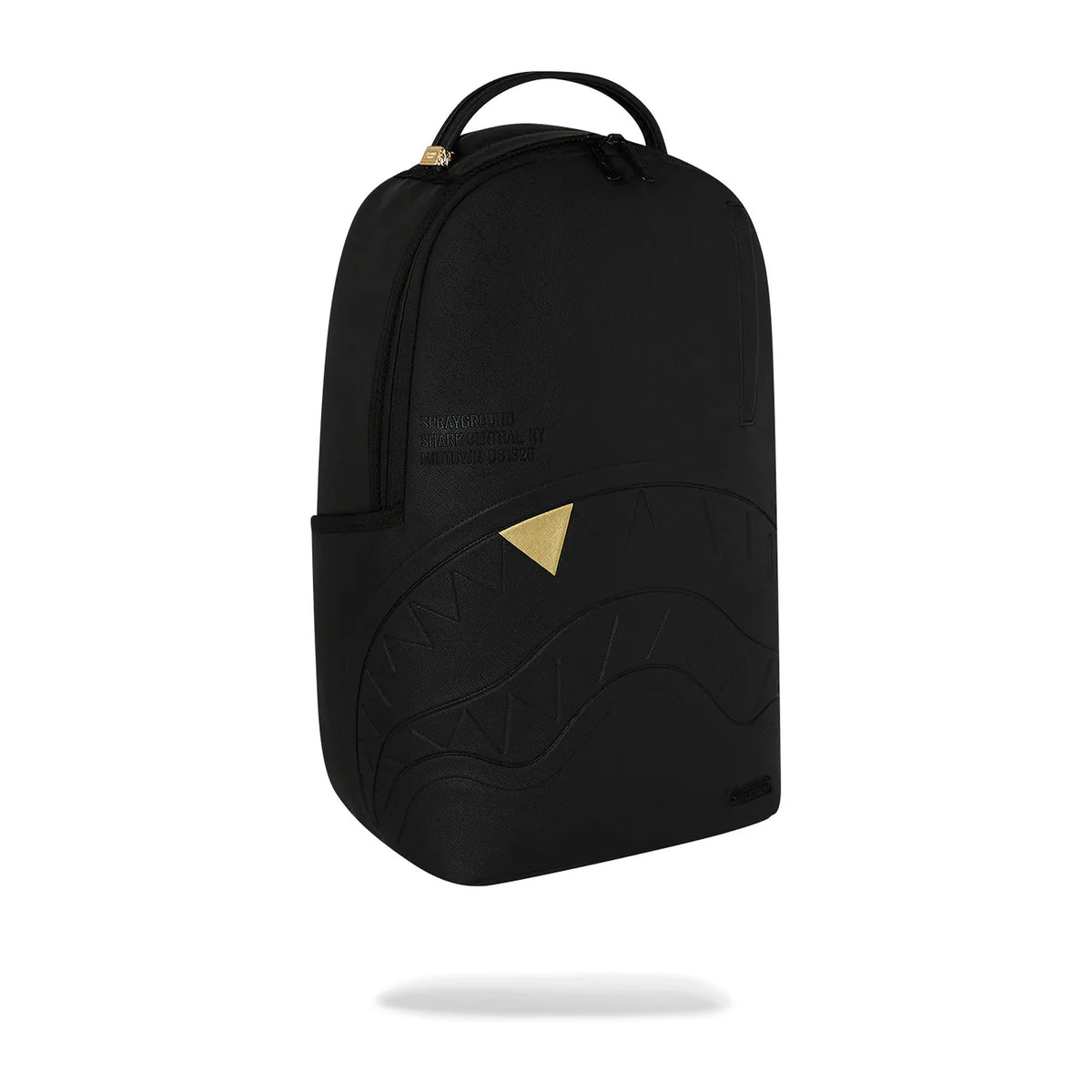 Zaini Sprayground Blacked OUT Embossed Gold Tooth Backpack, vista 2