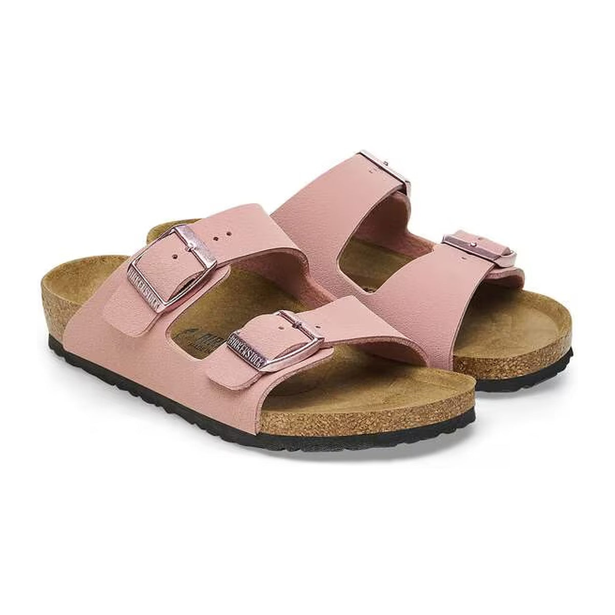 Sandali Birkenstock Arizona Kids Pink Clay, Birkibuc, vista 2