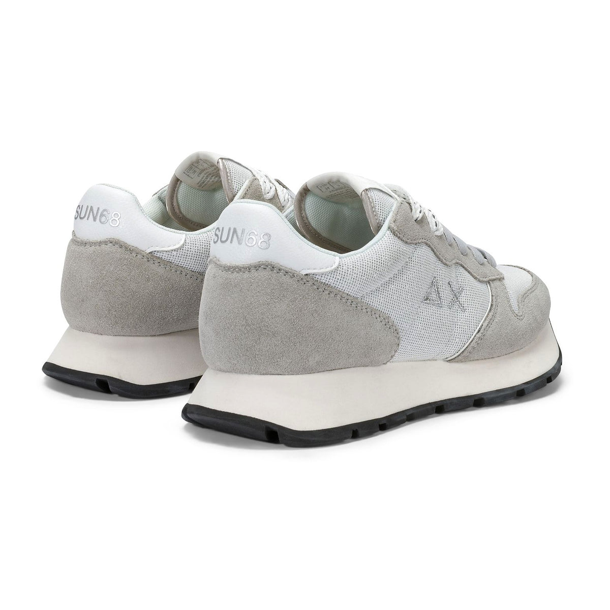 Sneakers Sun68 Ally Glitter Textile Argento, vista 3