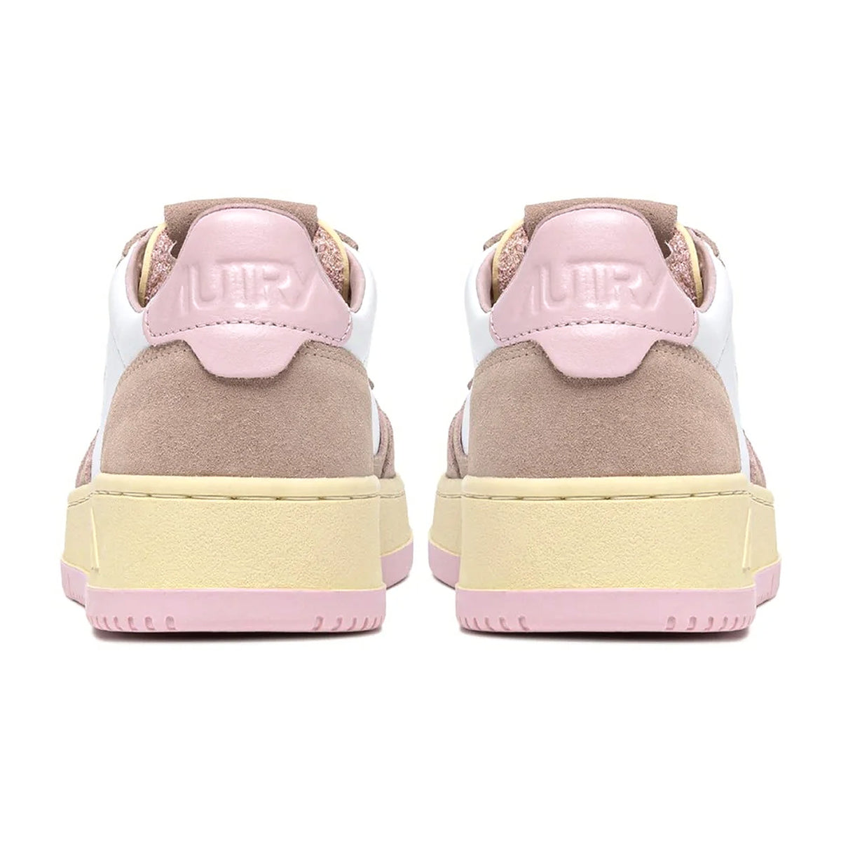 Sneakers Autry Medalist Low Wom Lea/Suebic Wht/Phard, vista 3