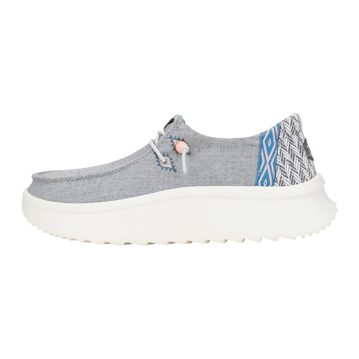Ballerine e Mocassini Hey Dude Wendy Peak Chambray Woven Gray