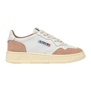 Sneakers Autry Medalist Low in pelle bianca e suede phard