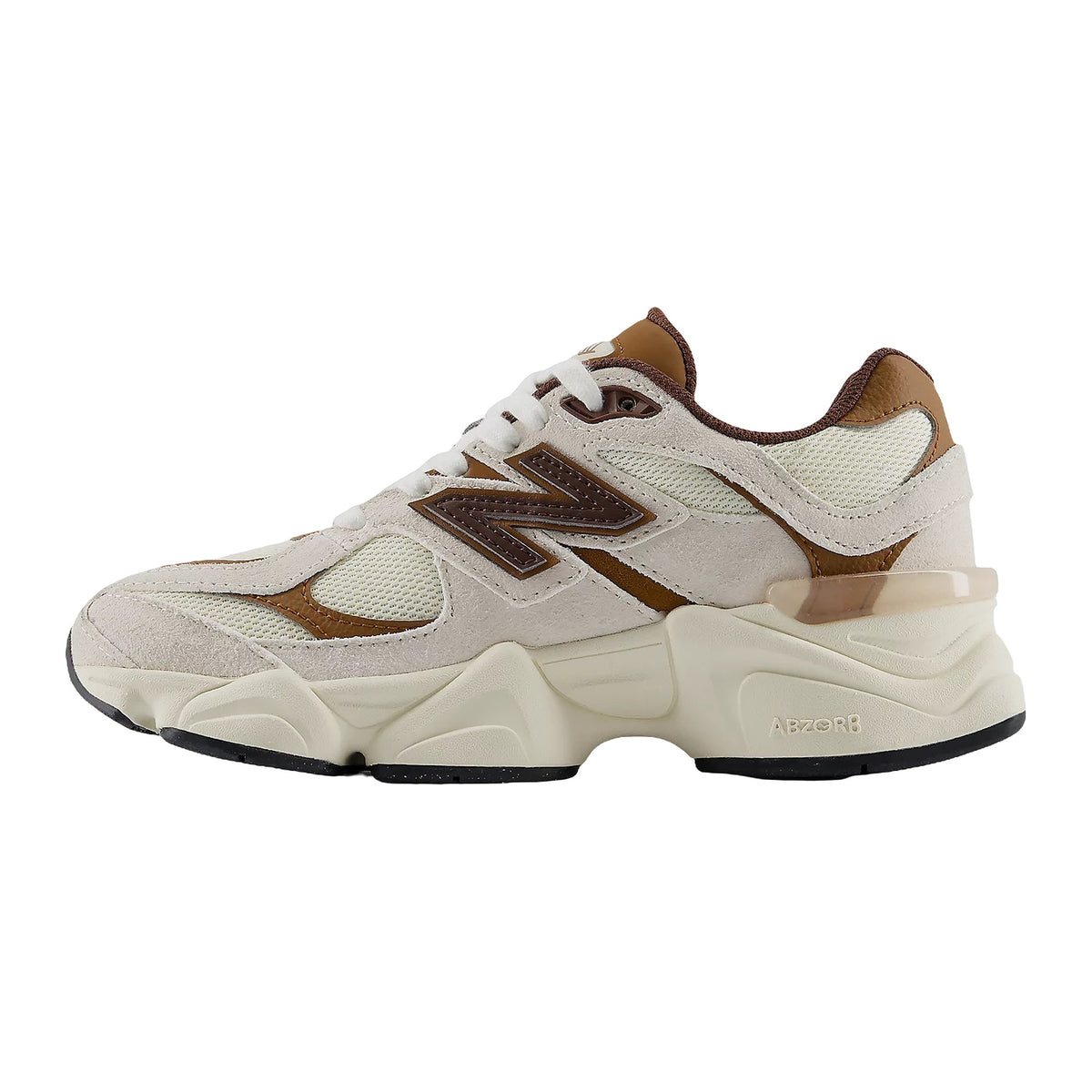 Sneakers New Balance 9060 Breakfast Tea/Angora Ragazzi, vista 3