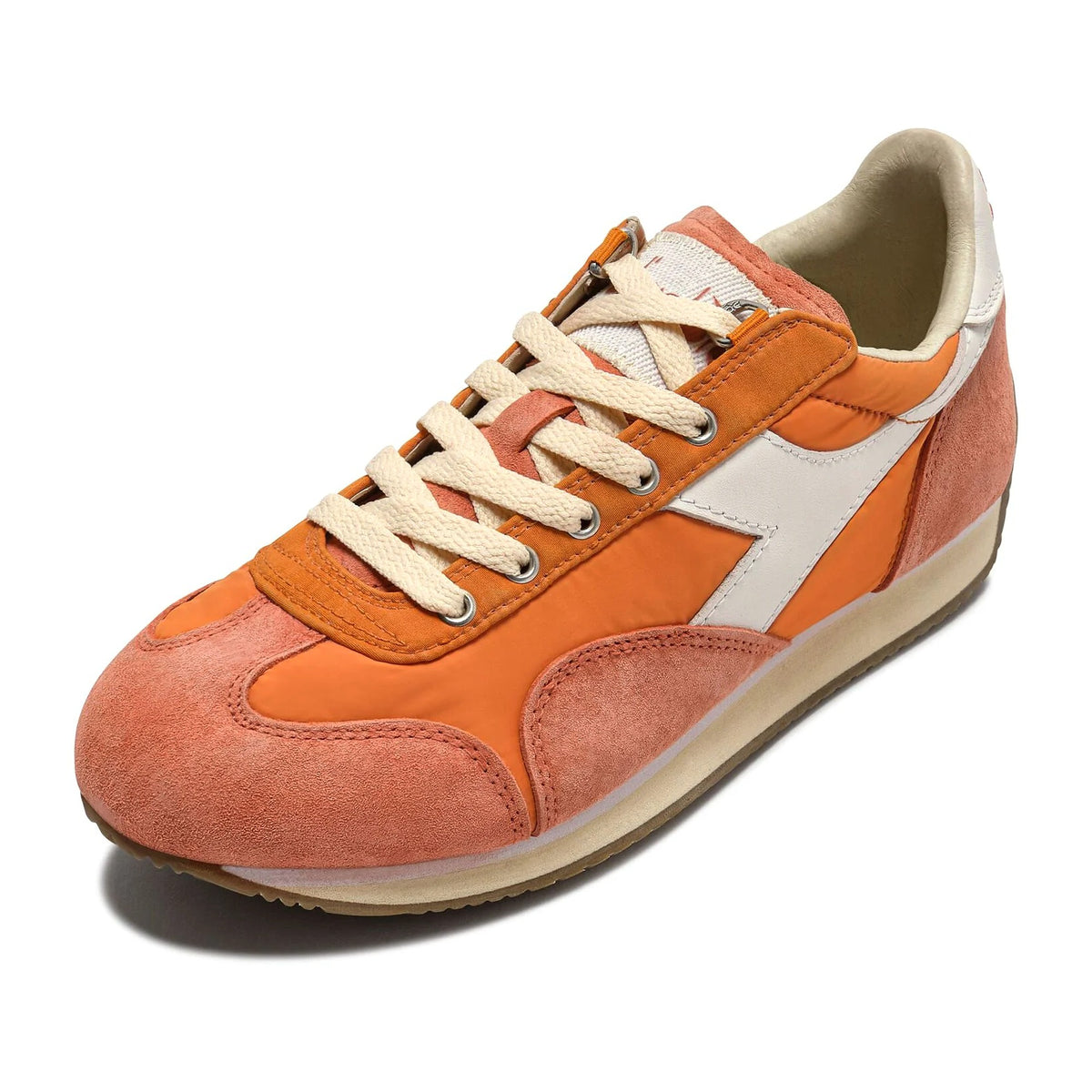 Sneakers Diadora Heritage Equipe Vela Arancio Tulipano, vista 2