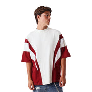 T-Shirt Project X Paris Elasticizzato Con Inserti A Contrasto