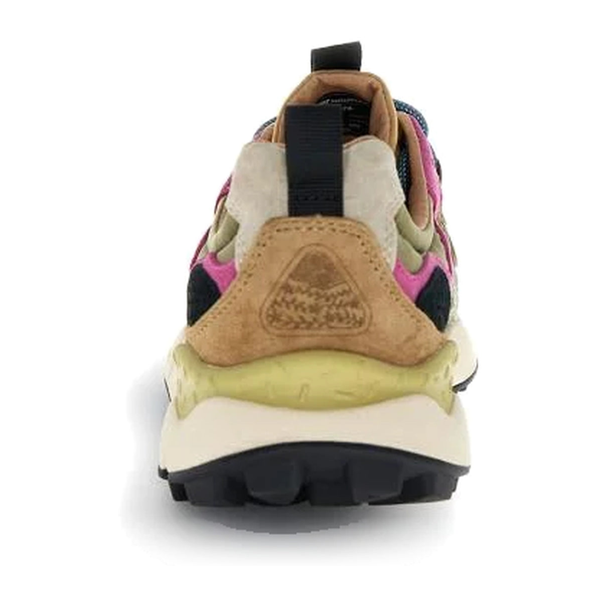 Sneakers Flower Mountain In Suede E Nylon Marrone E Rosa – foto 4