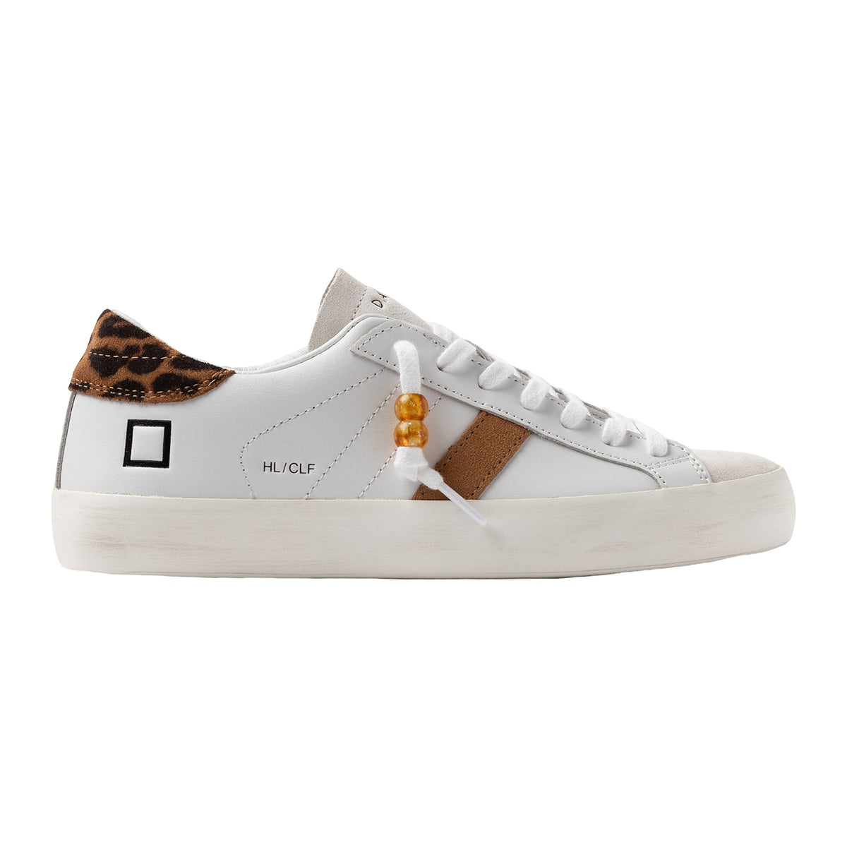 Sneakers DATE Hill Low Calf White-leopard