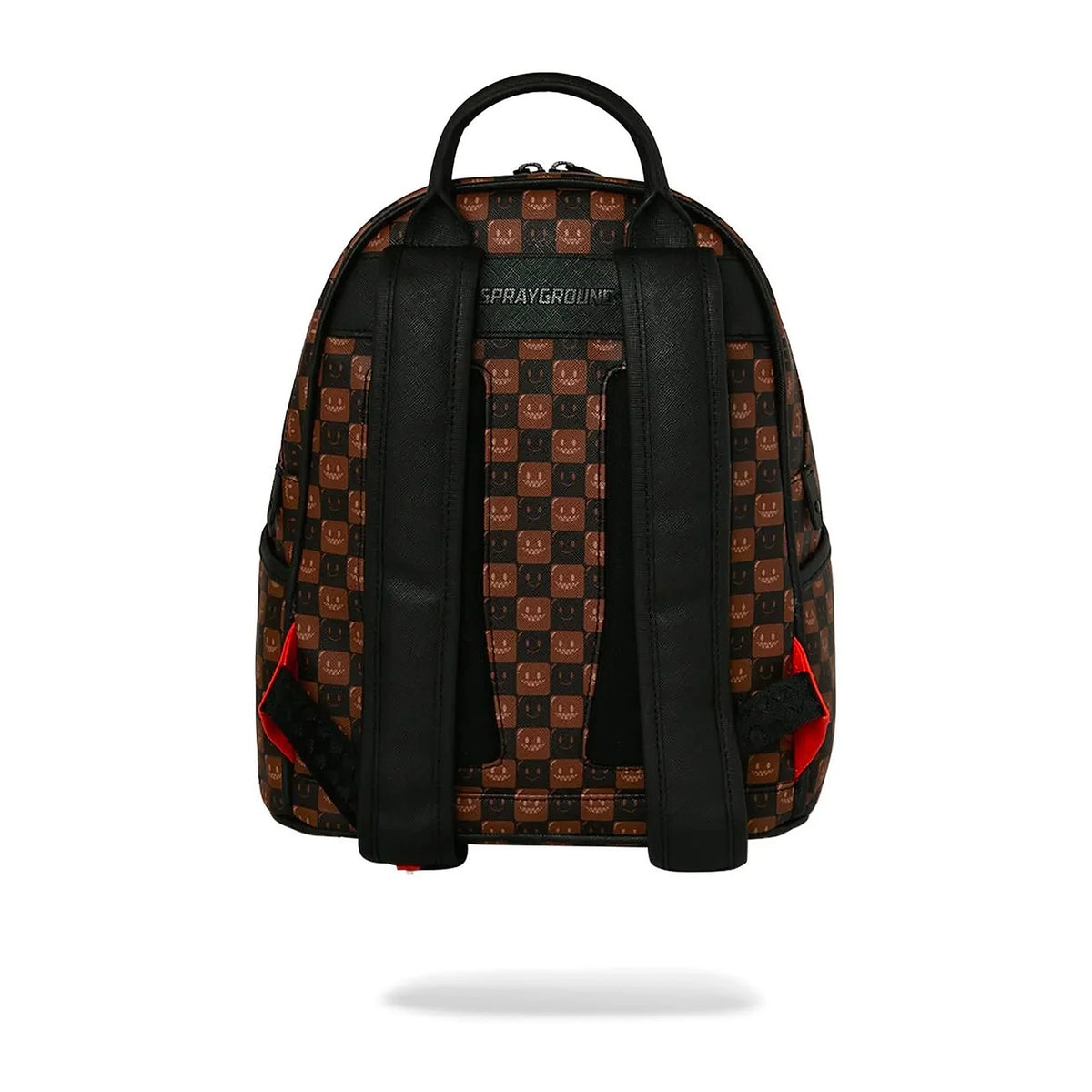 Zaini Sprayground Sharks IN Paris WTF Bubble Brown Check Savage Backpack, vista 4
