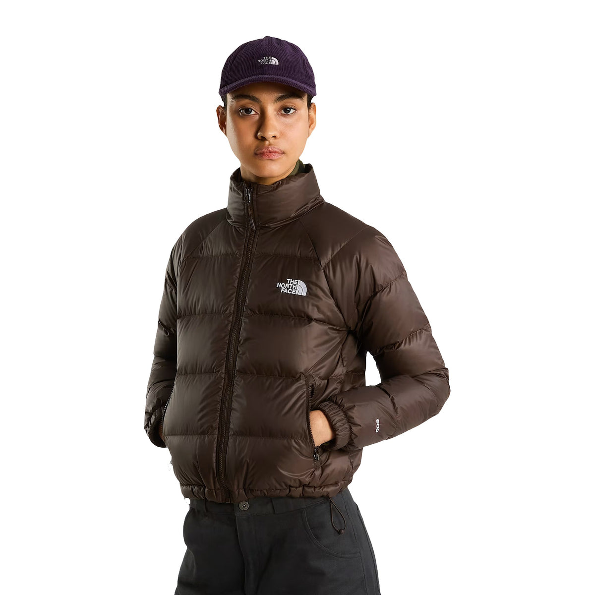 The North Face  W Hydren Dwn Hoodie Piumino Donna Corto Nero
