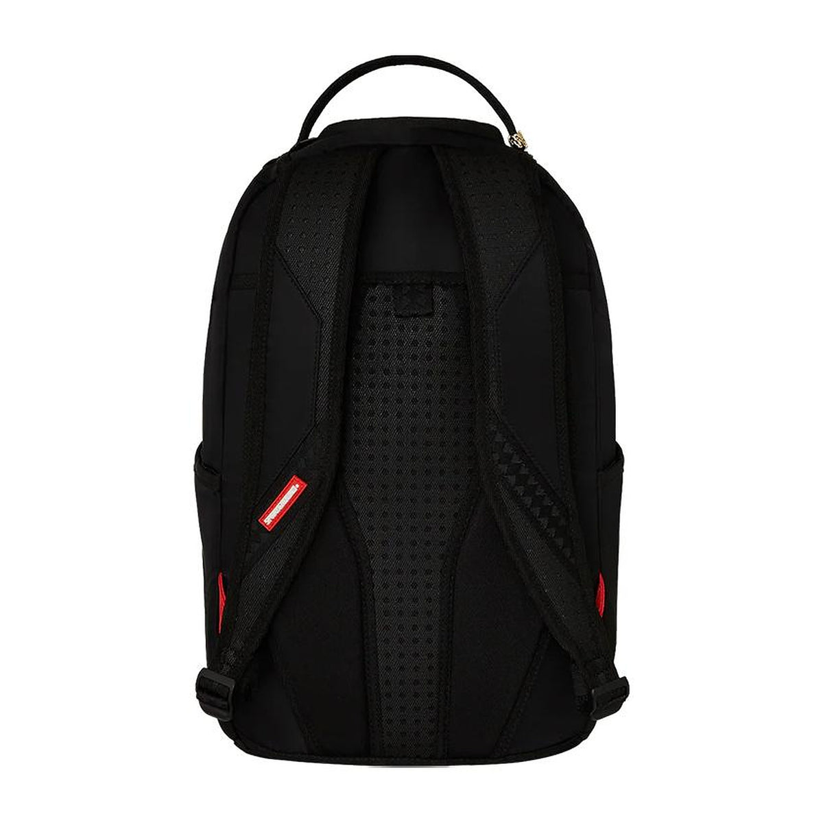 Zaini Sprayground Shark Central Black Nylon Gray Embossed Backpack, vista 3