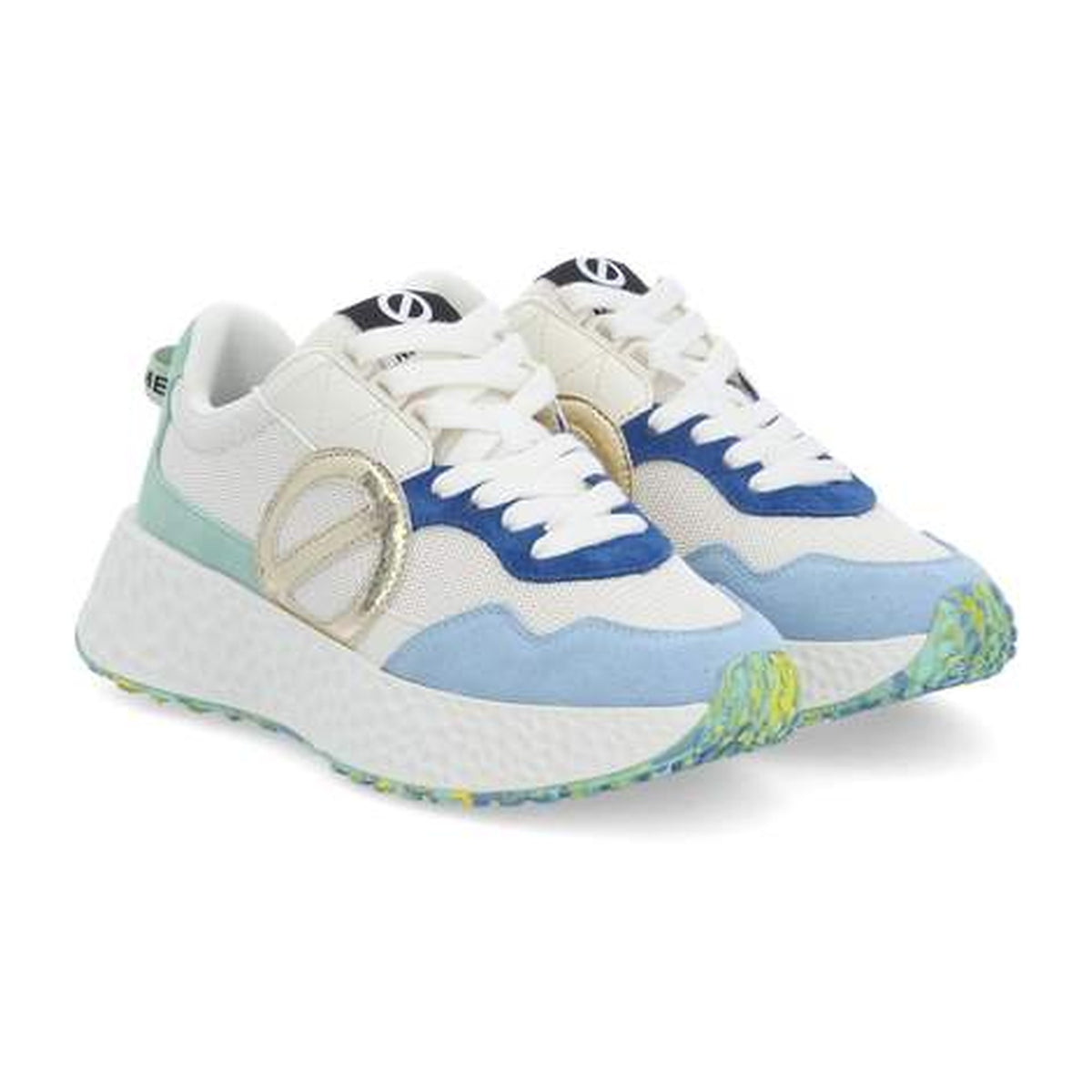 Sneakers No Name Carter Jogger Dove/Sky/Mint, vista 3