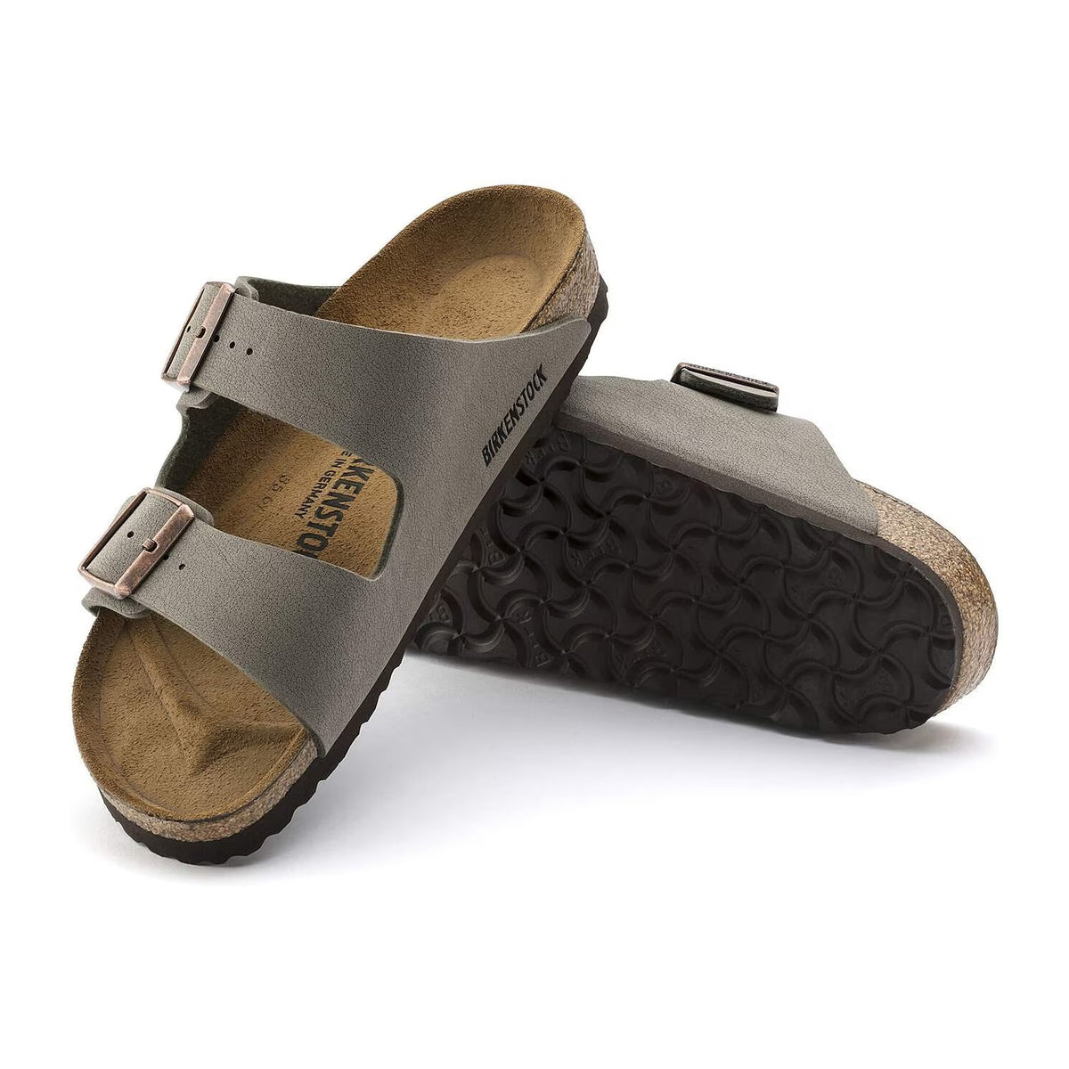 Sandali Birkenstock Arizona Stone, Birko Flor - Nubuck – foto 3