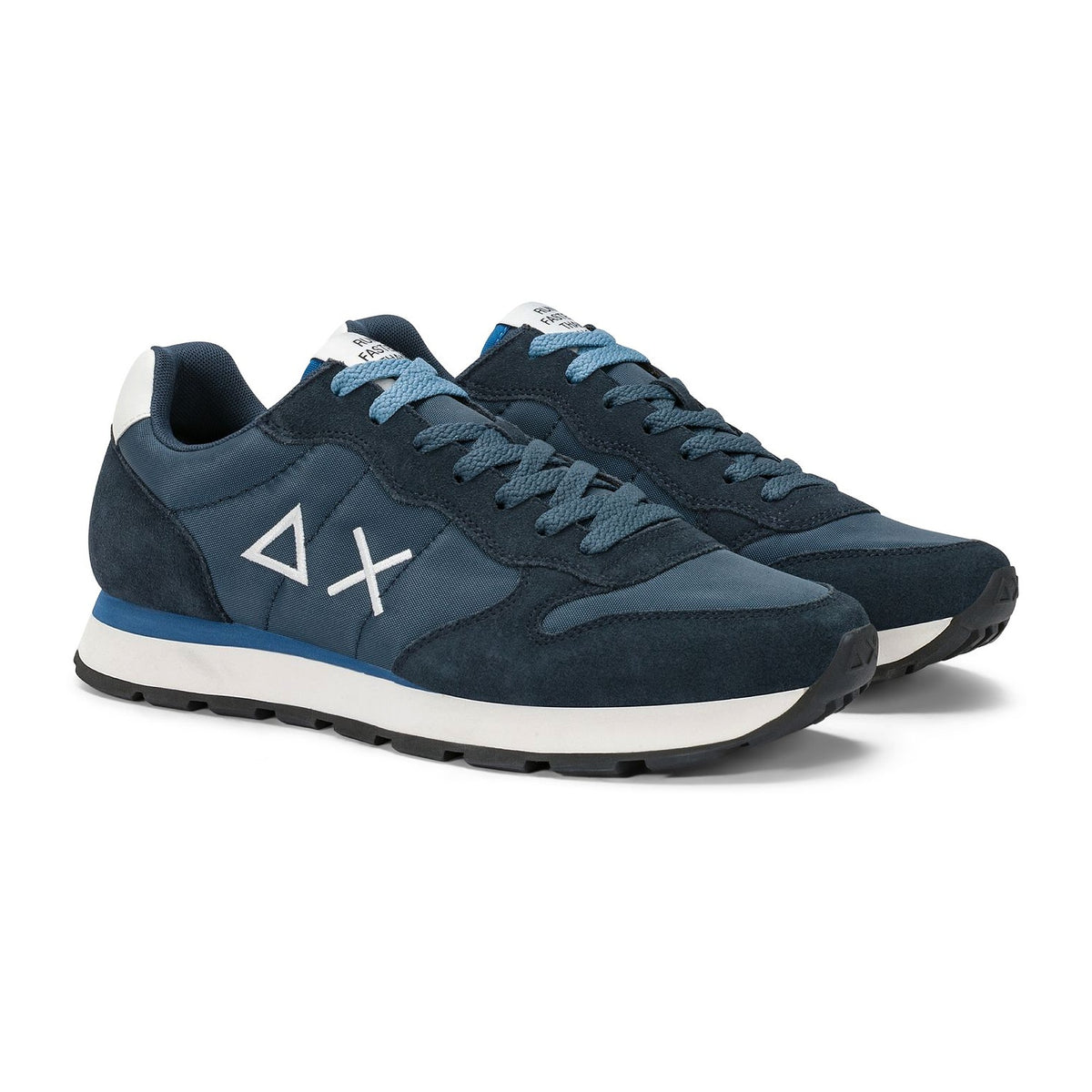 Sneakers Sun68 Tom Solid Navy Blu, vista 2