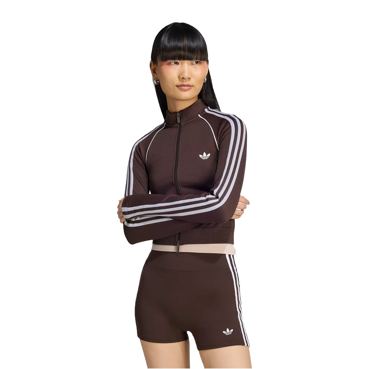 Felpe Adidas Track TOP Essentials 3 Stripes Seamless, vista 3