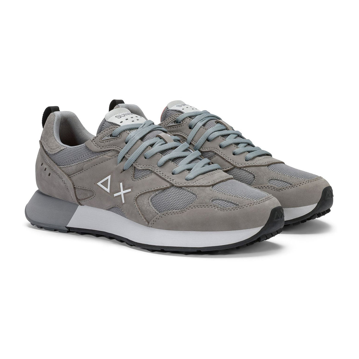 Sneakers Sun68 Jaki 2.0 Nubuck Grigio Medio, vista 2