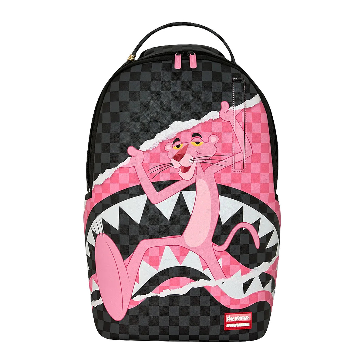 Zaini Sprayground Pink Panther on the Run backpack
