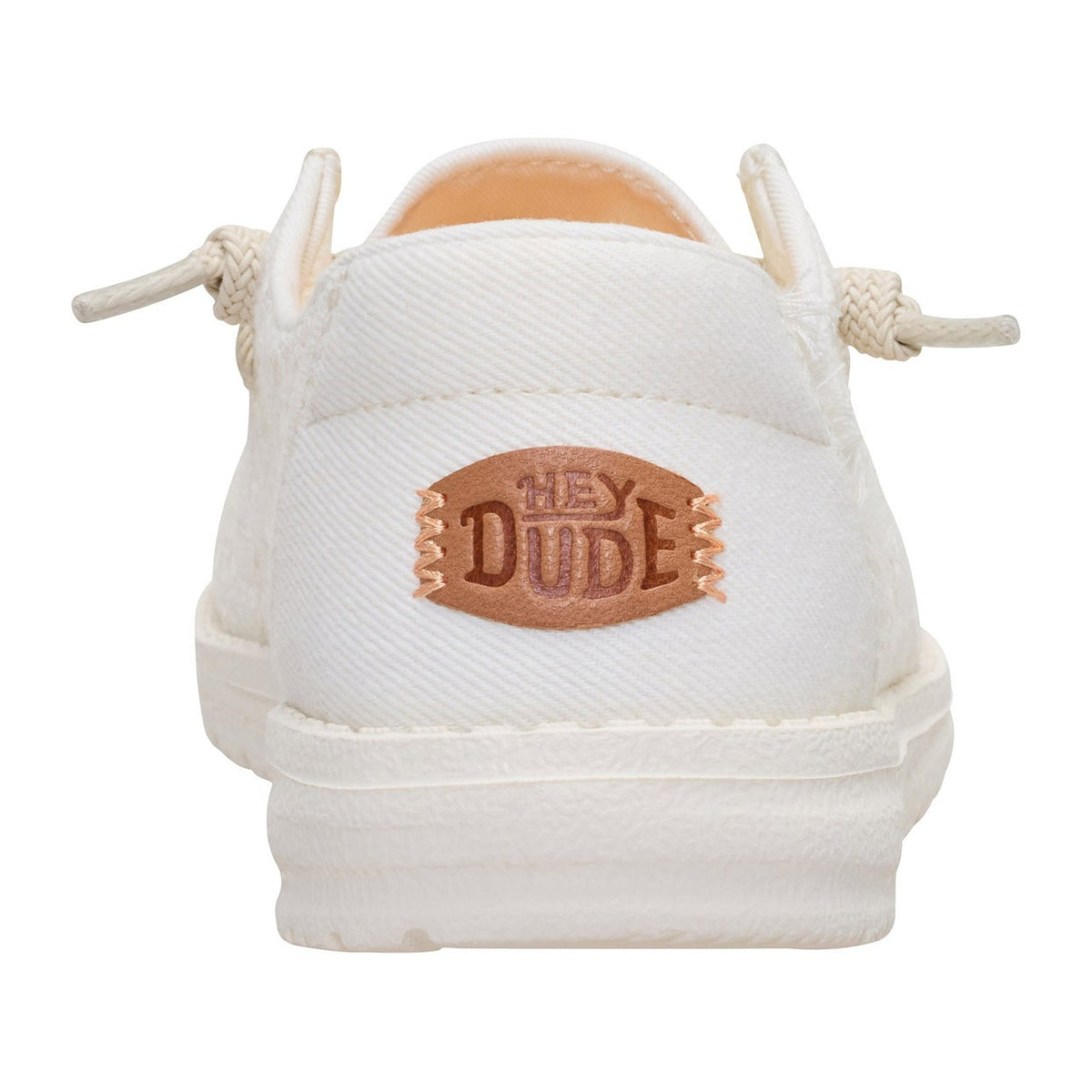 Ballerine e Mocassini Hey Dude Wendy Sequin Lace Ivory, vista 3