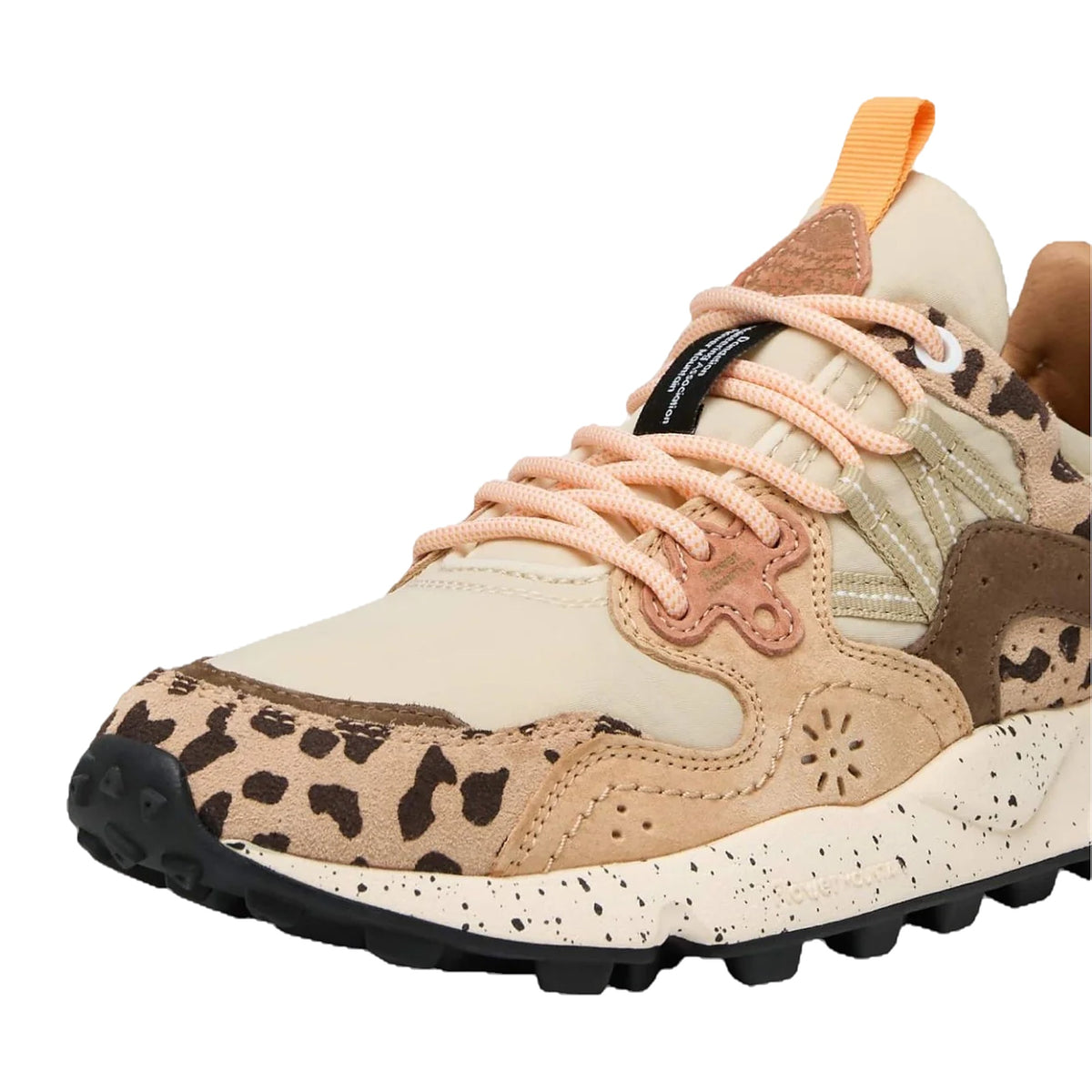 Sneakers Flower Mountain In Suede E Nylon Beige, Latte E Marrone – foto 3
