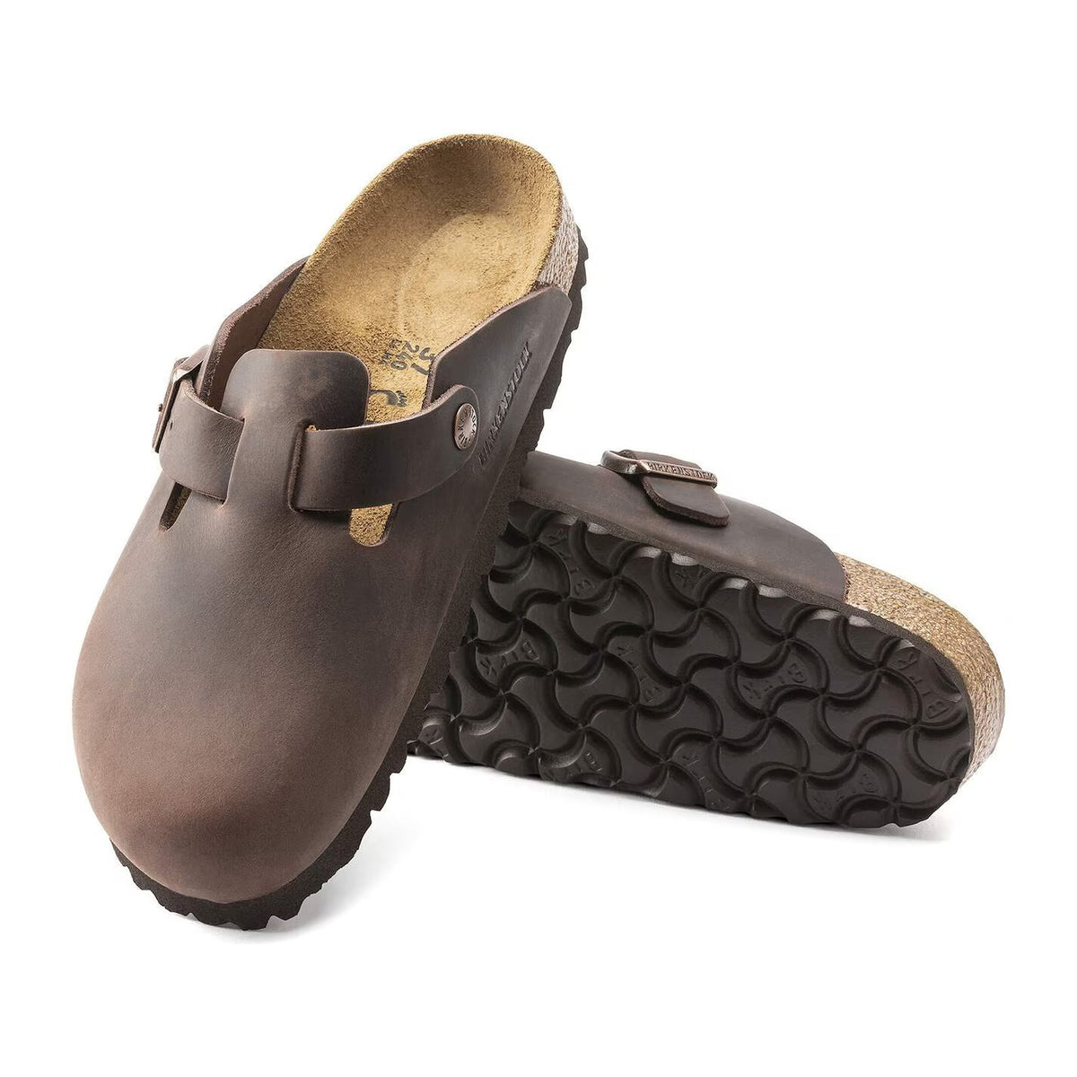 Sandali Birkenstock Boston BS Habana, Oiled Leather – foto 3