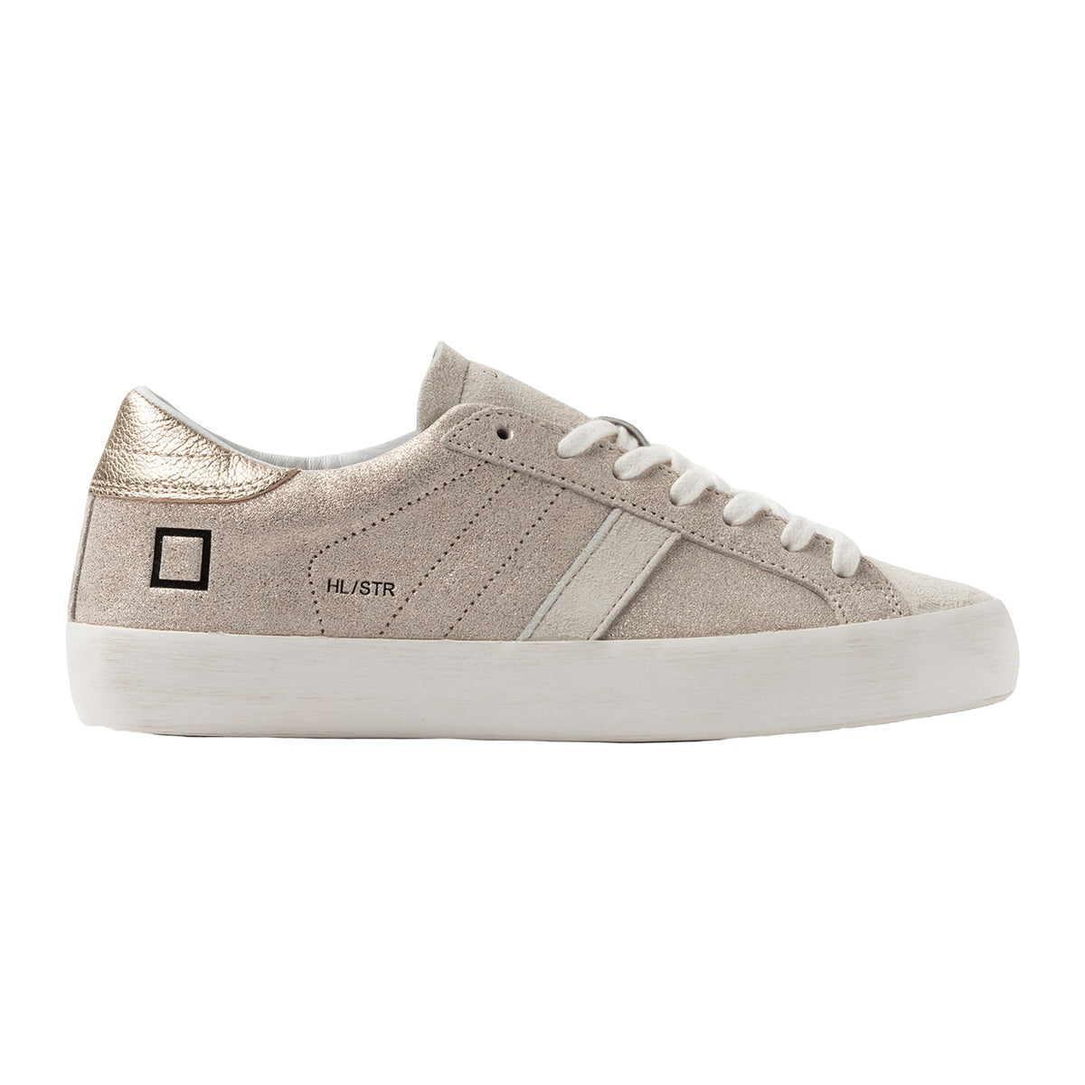 Sneakers DATE Hill Low Stardust Platinum