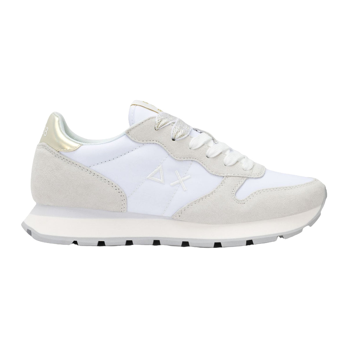 Sneakers Sun68 Ally Gold Silver Bianco