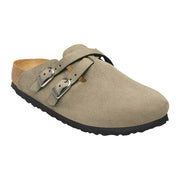 Sabot Birkenstock Blair Taupe, Suede Leather