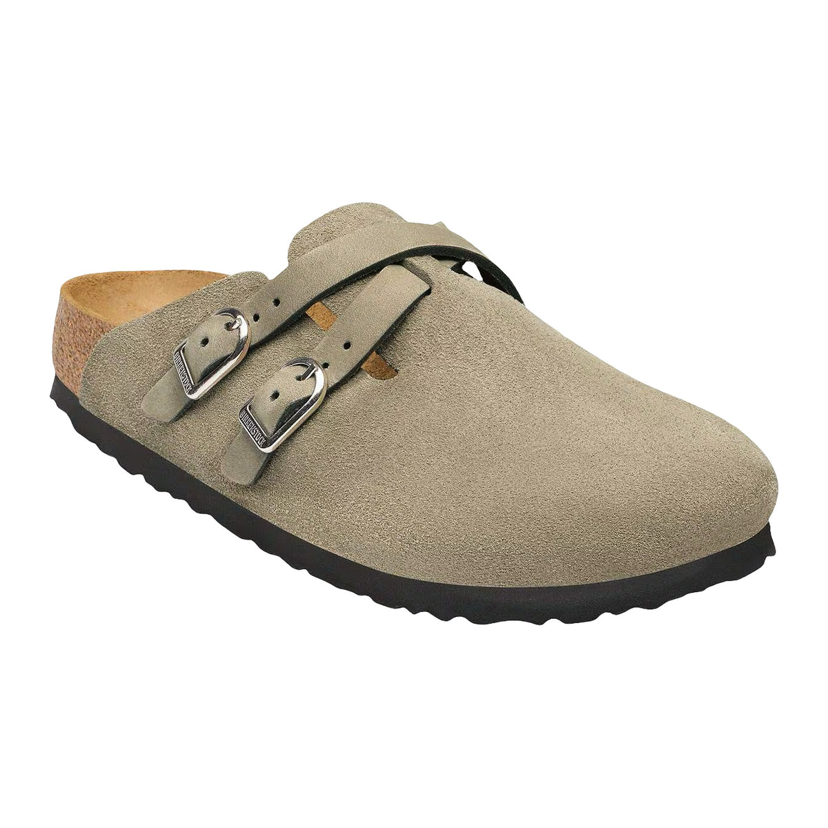 Sabot Birkenstock Blair Taupe, Suede Leather