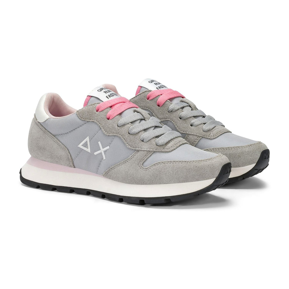 Sneakers Sun68 Ally Solid Grigio Chiaro, vista 2
