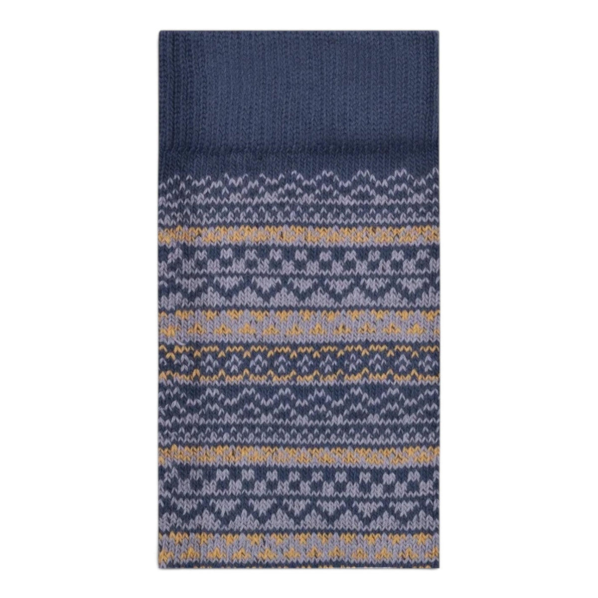 Cotton Pattern purple ochre navy