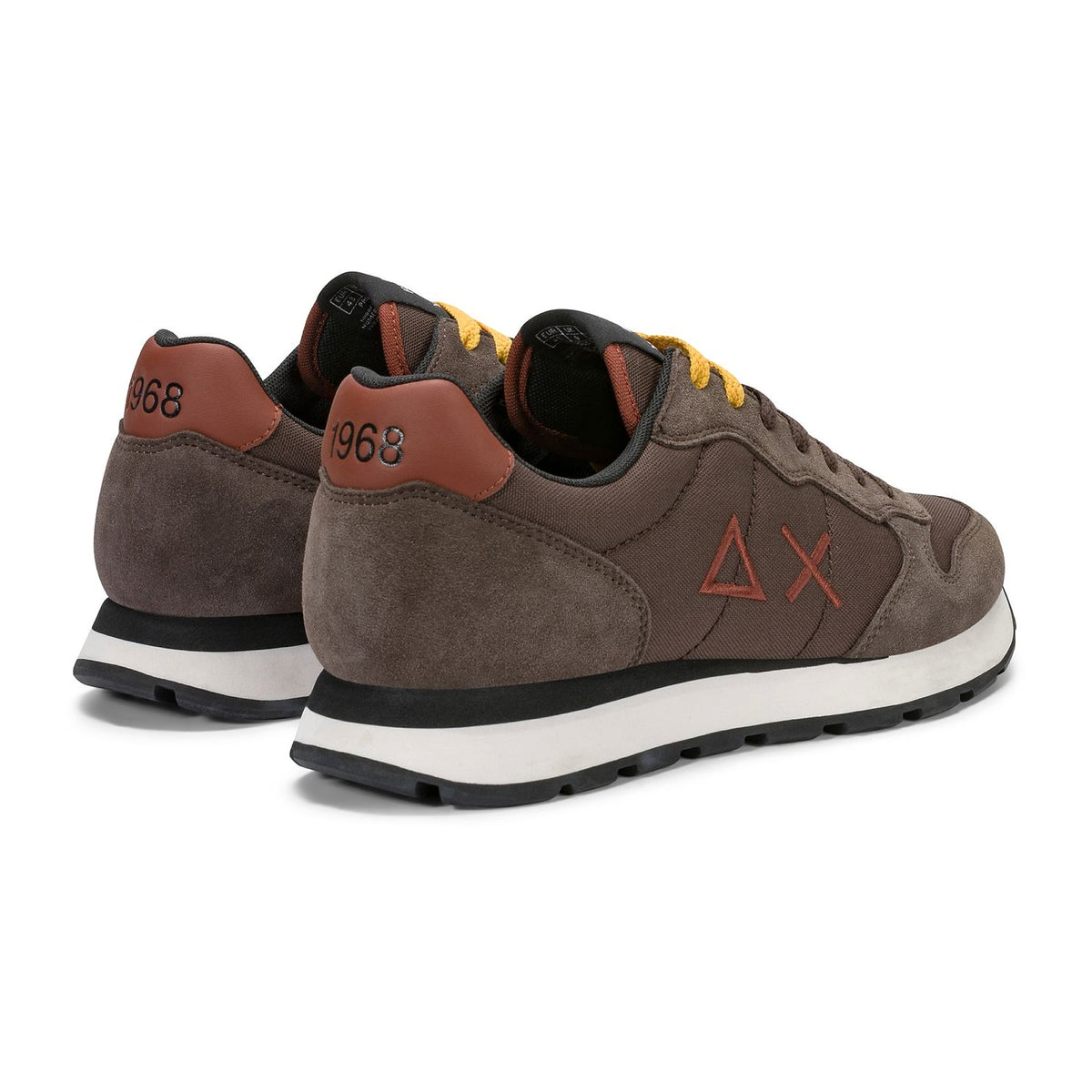 Sneakers Sun68 Tom Solid Marrone, vista 3