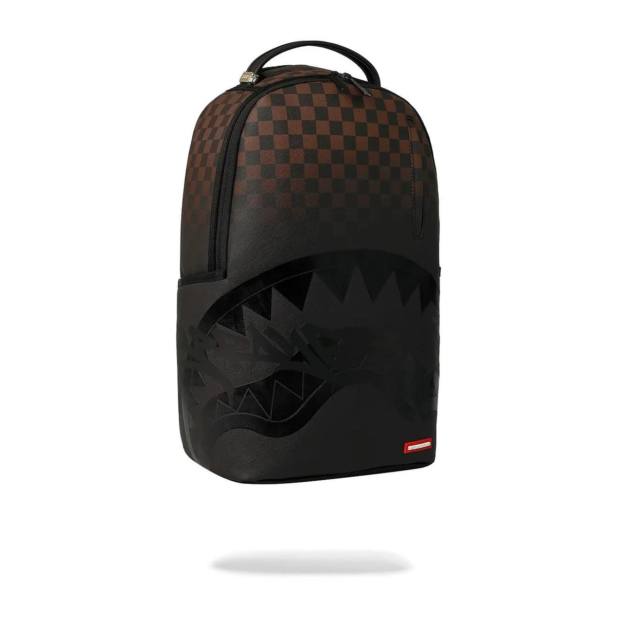 Zaini Sprayground Brown Check Ghost Drip Backpack, vista 2