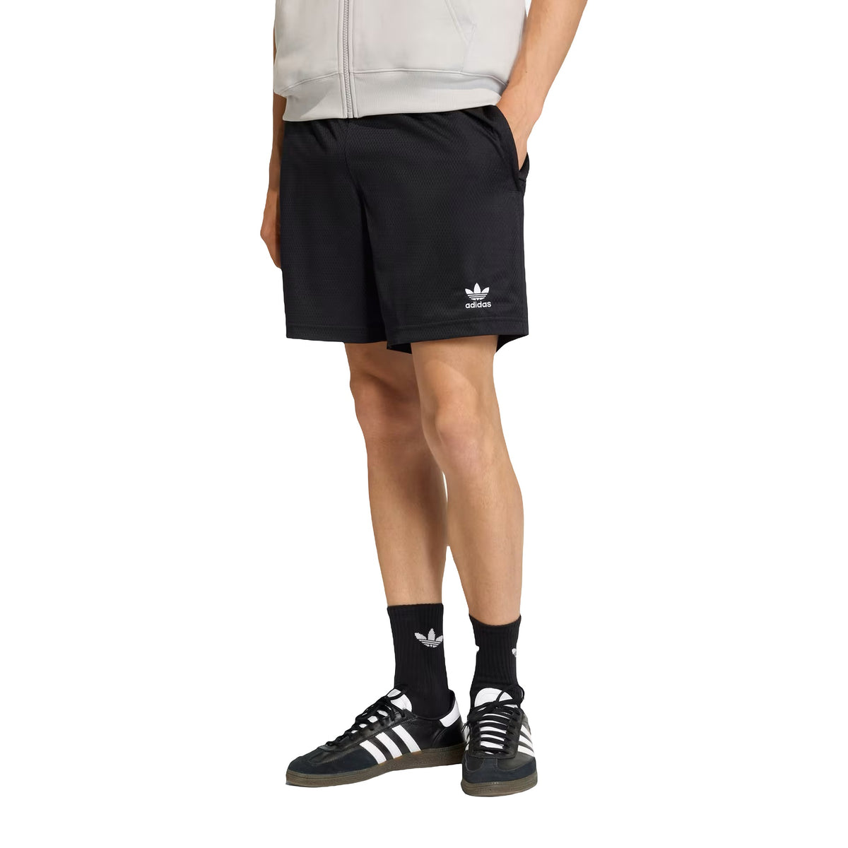 Short Adidas Trefoil Essentials Mesh, vista 3