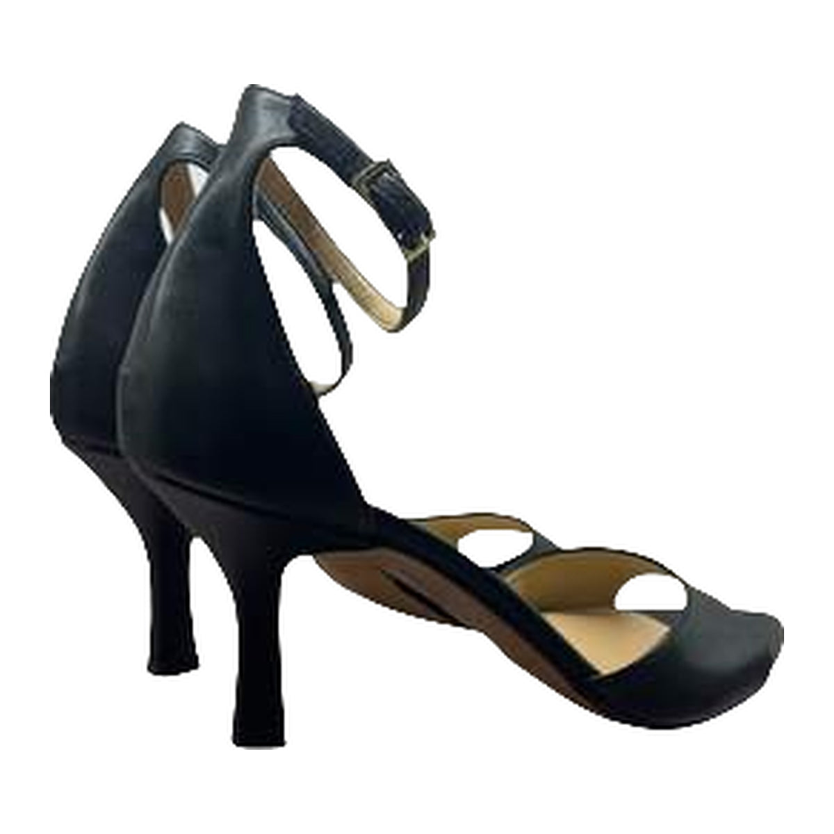 Sandali Codic&20 Tacco 7cm In Pelle Nero, vista 3