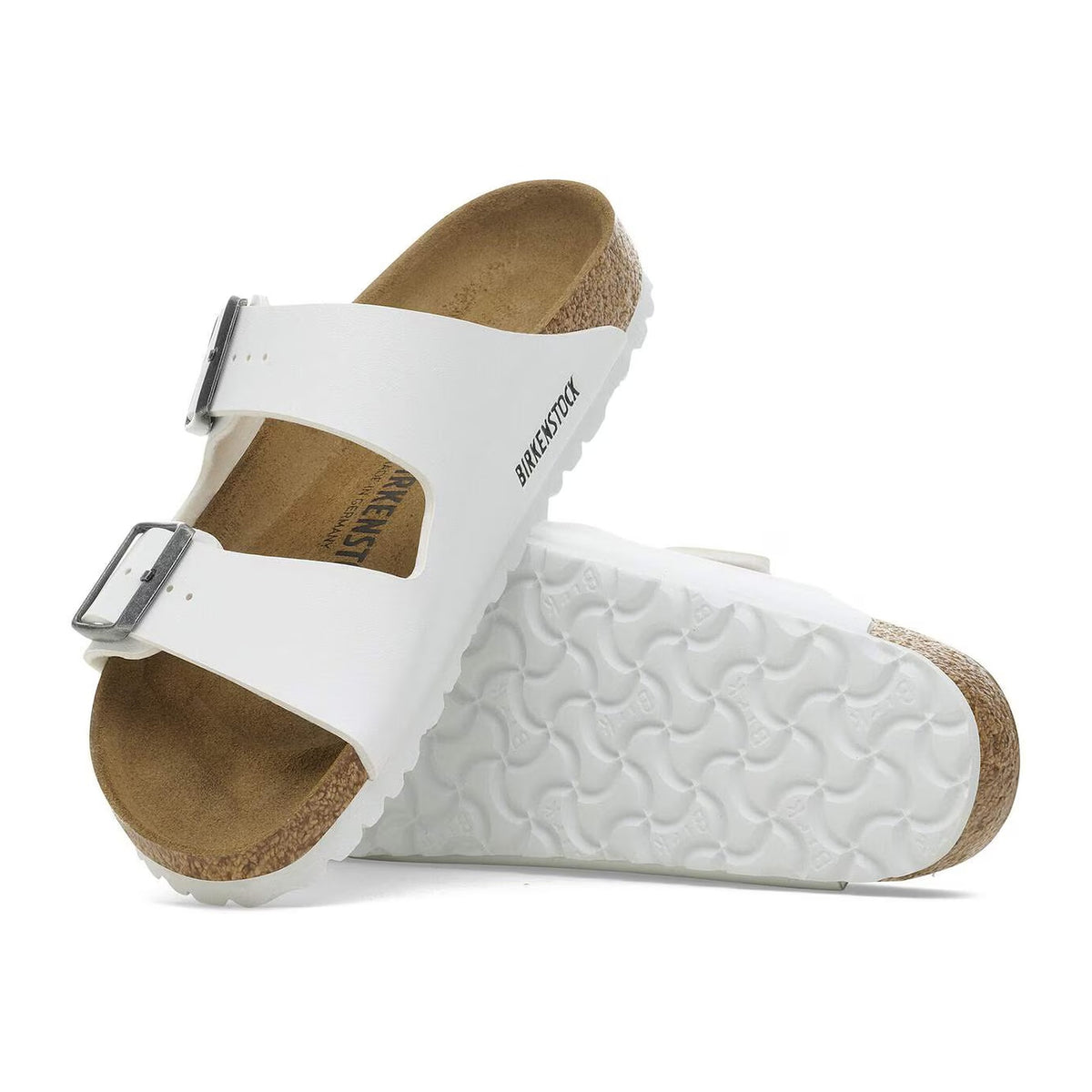 Sandali Bassi Birkenstock Arizona White, Birko Flor – foto 3