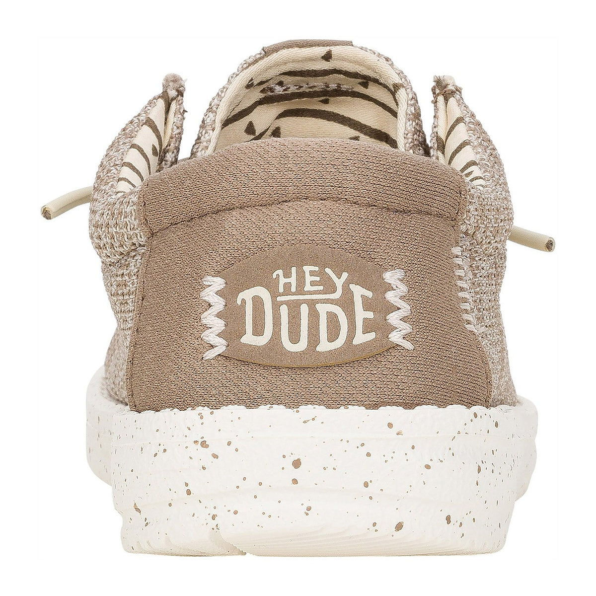 Ballerine e Mocassini Hey Dude Wally Y Stretch Sox Walnut, vista 3
