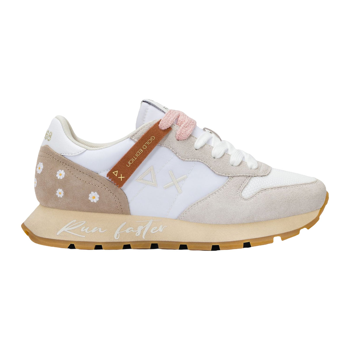 Sneakers Sun68 Ally Vintage Bianco Panna