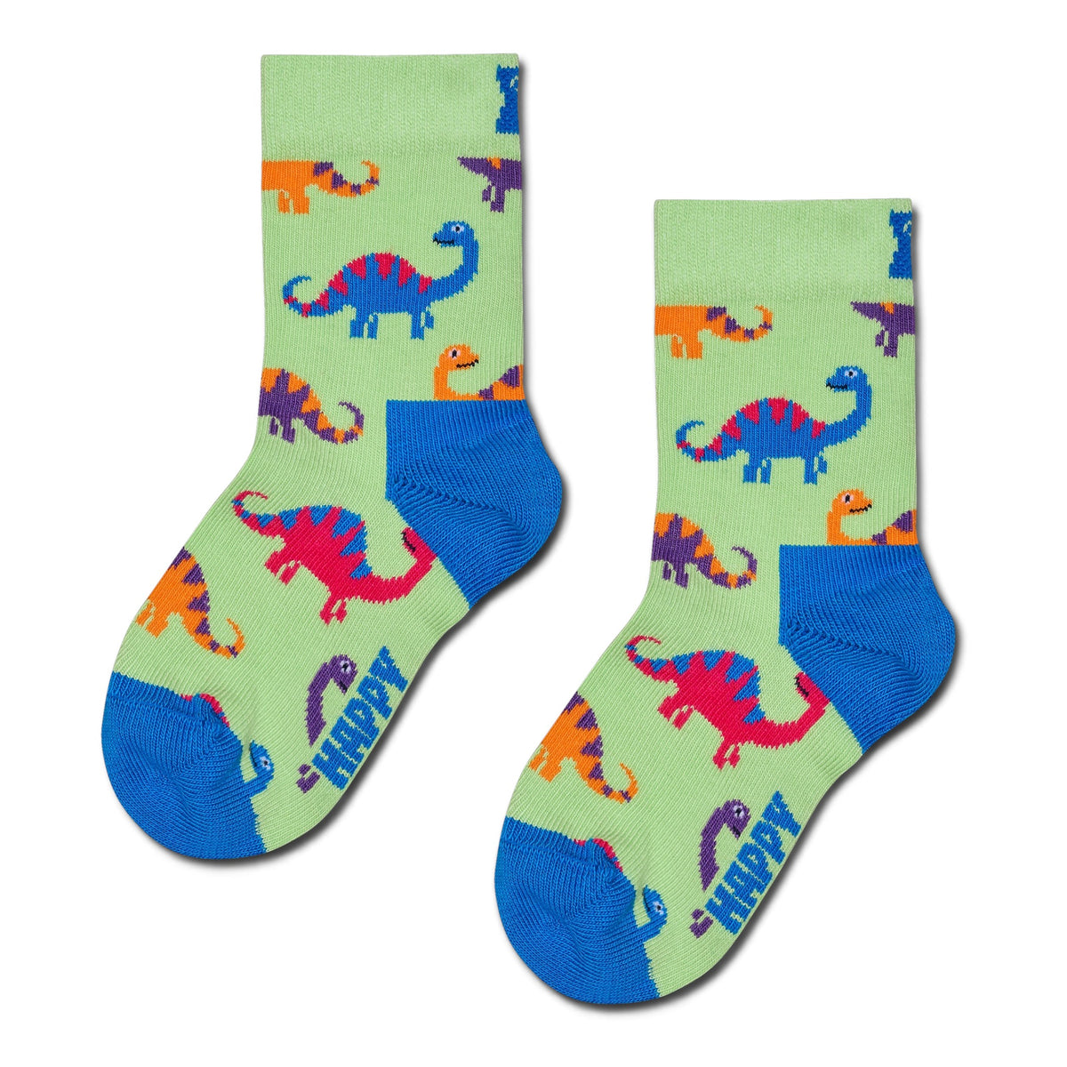 Kids Cute Diplodocus Sock Happy Socks verde