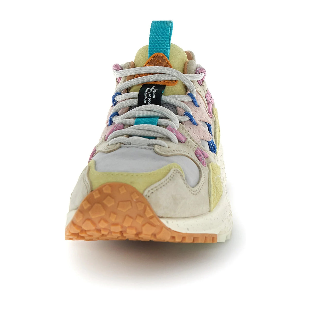 Sneakers Flower Mountain In Suede E Tessuto Taupe, Beige E Zucca – foto 3